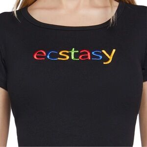 DOLLS KILL CLUB EXX ECSTASY BABY TEE
*SOLD OUT ON SITE*